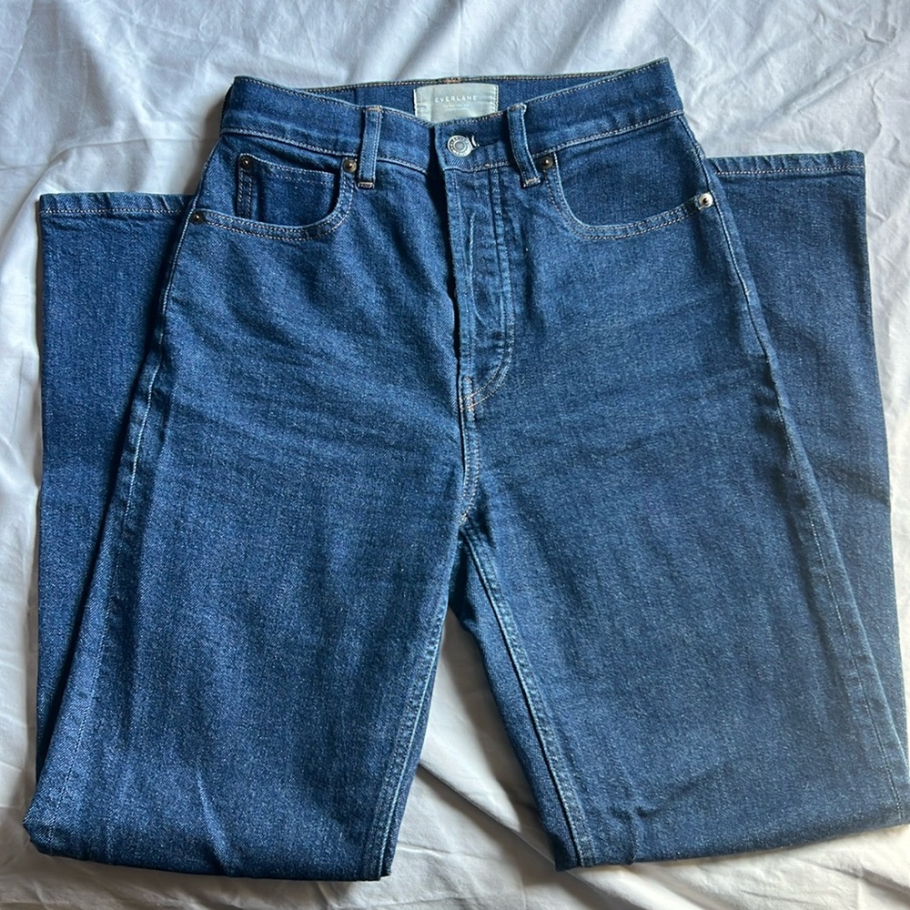 Everlane The Way High Jean – Medium Wash – 25